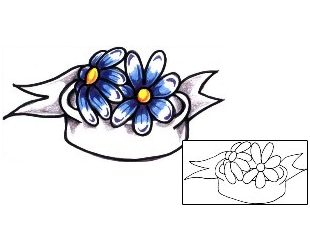 Flower Tattoo Plant Life tattoo | ACF-00325