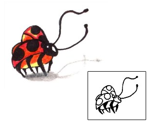 Ladybug Tattoo For Women tattoo | ACF-00330