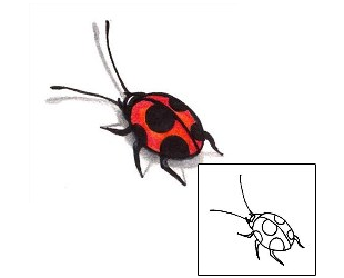 Ladybug Tattoo For Women tattoo | ACF-00332