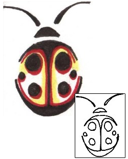 Ladybug Tattoo Insects tattoo | ACF-00336