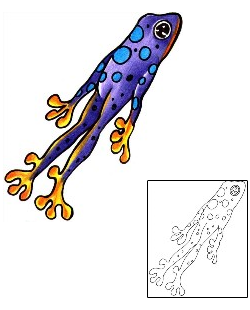 Frog Tattoo Reptiles & Amphibians tattoo | ACF-00402