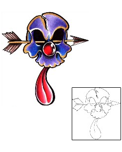 Picture of Casey Clown Tattoo