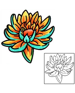 Lotus Tattoo Plant Life tattoo | ACF-00407