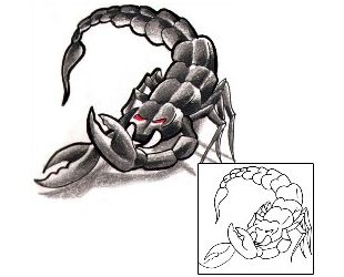 Scorpio Tattoo Zodiac tattoo | ACF-00422