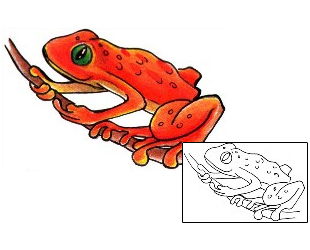 Frog Tattoo Reptiles & Amphibians tattoo | ACF-00437