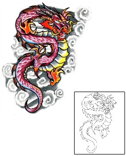 Dragon Tattoo Mythology tattoo | ACF-00452