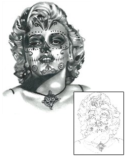 Day of the Dead Tattoo Ethnic tattoo | ACF-00479