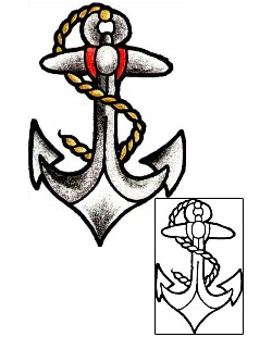 Anchor Tattoo Patronage tattoo | ADF-00033