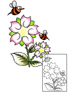 Bee Tattoo Insects tattoo | ADF-00034