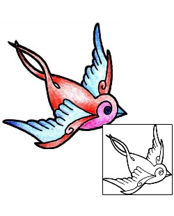 Bird Tattoo For Women tattoo | ADF-00048