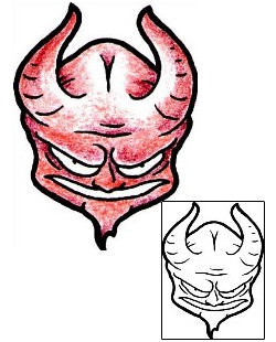 Devil - Demon Tattoo Horror tattoo | ADF-00059