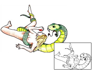 Snake Tattoo Mythology tattoo | ADF-00138