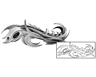 Biomechanical Tattoo Specific Body Parts tattoo | ADF-00156