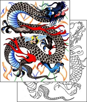 Monster Tattoo fantasy-dragon-tattoos-adam-sargent-adf-00176