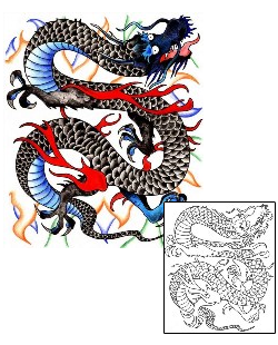 Dragon Tattoo Mythology tattoo | ADF-00176