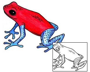 Frog Tattoo Reptiles & Amphibians tattoo | ADF-00182