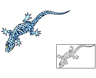 Gecko Tattoo Reptiles & Amphibians tattoo | ADF-00183