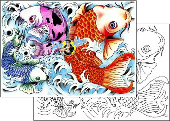Fish Tattoo marine-life-fish-tattoos-adam-sargent-adf-00184