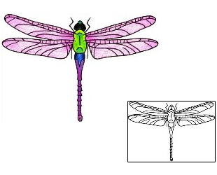 Dragonfly Tattoo For Women tattoo | ADF-00188