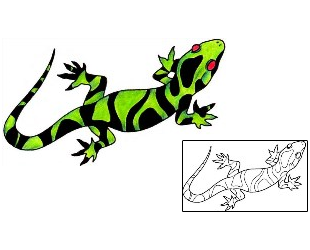 Gecko Tattoo Reptiles & Amphibians tattoo | ADF-00191