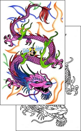 Monster Tattoo fantasy-dragon-tattoos-adam-sargent-adf-00203