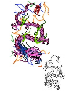 Dragon Tattoo Mythology tattoo | ADF-00203