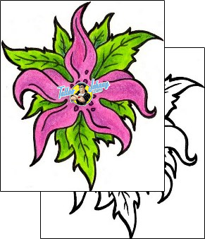Flower Tattoo plant-life-flowers-tattoos-adam-sargent-adf-00274