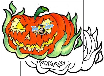 Pumpkin Tattoo adf-00278