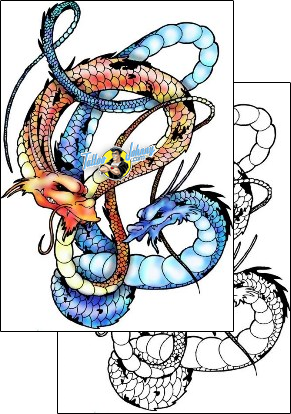 Traditional Japanese Dragon Tattoo Design – Tattoos Wizard Designs