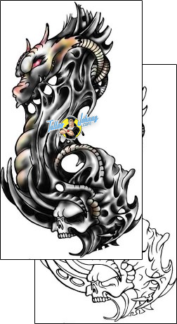 Monster Tattoo fantasy-dragon-tattoos-adam-sargent-adf-00346