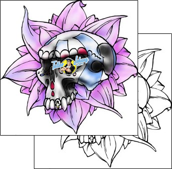 Skull Tattoo horror-skull-tattoos-adam-sargent-adf-00351