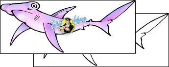 Sea Creature Tattoo marine-life-shark-tattoos-adam-sargent-adf-00364