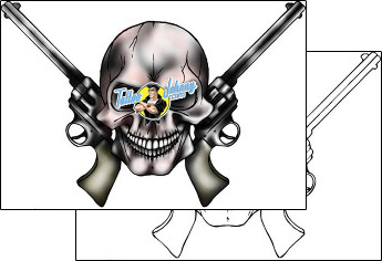 Skull Tattoo horror-skull-tattoos-adam-sargent-adf-00369