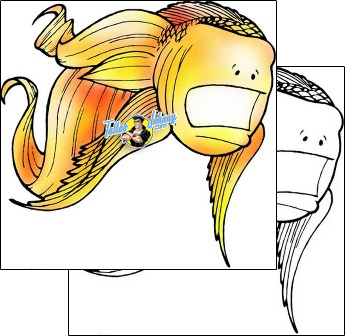 Fish Tattoo marine-life-fish-tattoos-adam-sargent-adf-00373