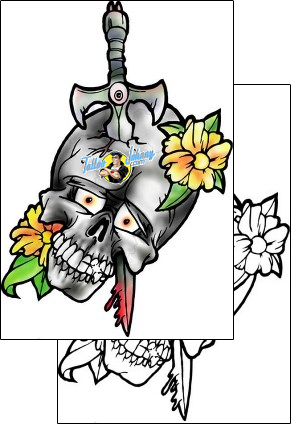 Skull Tattoo horror-skull-tattoos-adam-sargent-adf-00375
