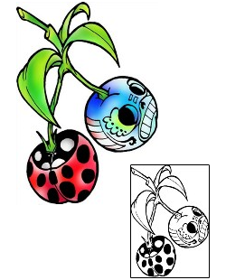 Ladybug Tattoo Insects tattoo | ADF-00380