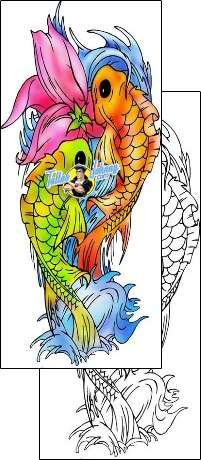 Fish Tattoo marine-life-fish-tattoos-adam-sargent-adf-00385