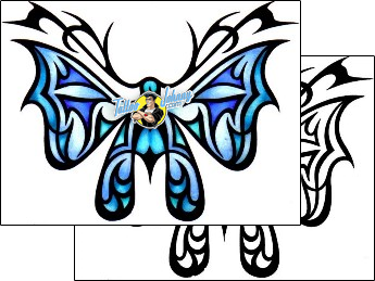 Butterfly Tattoo insects-butterfly-tattoos-jet-aef-00016