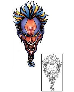 Joker - Jester Tattoo AIF-00006