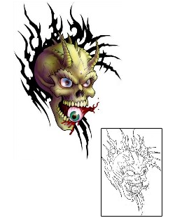 Devil - Demon Tattoo Tattoo Styles tattoo | AIF-00031