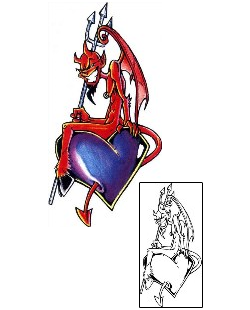 Heart Tattoo Devious Devil Tattoo