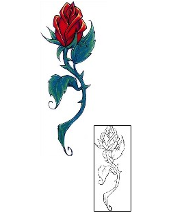 Flower Tattoo Plant Life tattoo | AIF-00075
