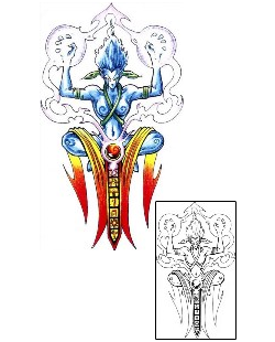 Woman Tattoo Mythology tattoo | AIF-00078