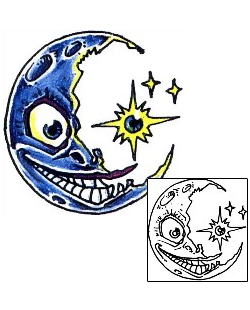 Moon Tattoo Astronomy tattoo | AIF-00081