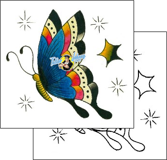 Butterfly Tattoo ajf-00011