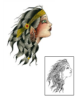 Picture of Traditional Cherokee Woman Tattoo