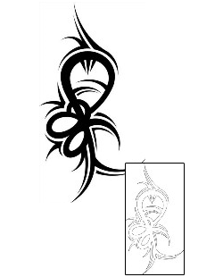 Tribal Tattoo Specific Body Parts tattoo | ALF-00011