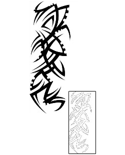 Tribal Tattoo Specific Body Parts tattoo | ALF-00071