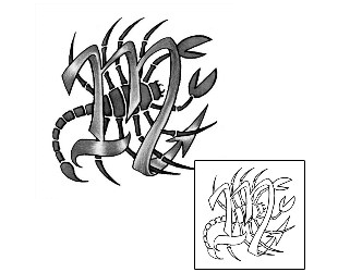 Scorpio Tattoo Zodiac tattoo | ANF-00004