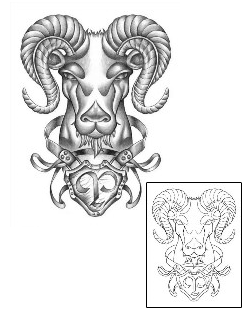 Aries Tattoo Zodiac tattoo | ANF-00006